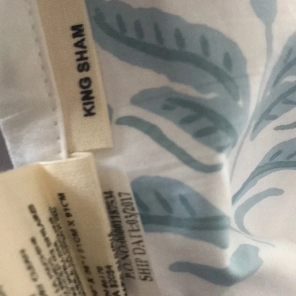 Anthropologie fortuna king sham set new